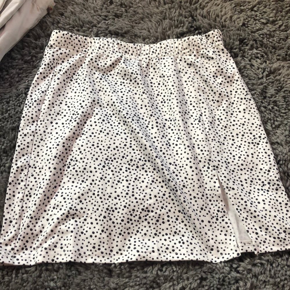 Shein dalmation skirt